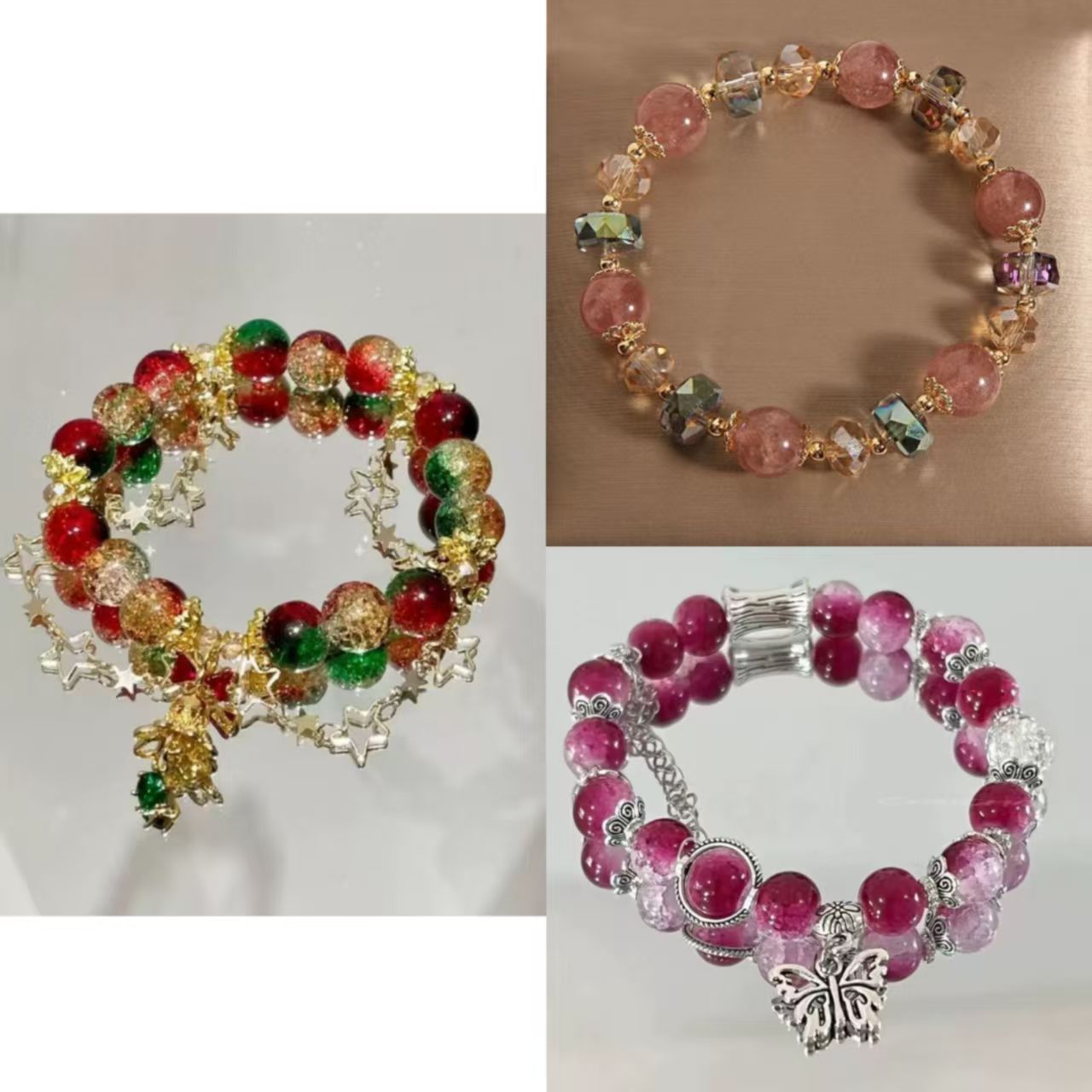 Glass Beads Bracelets Lucky Bags-TikTok Live Opening